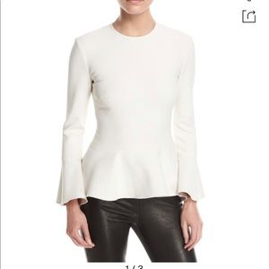 Elizabeth and James white top